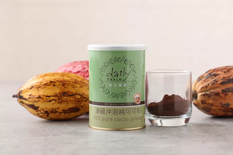 博客來 每日餐桌 頂級100 沖泡純可可粉 無糖 4入組