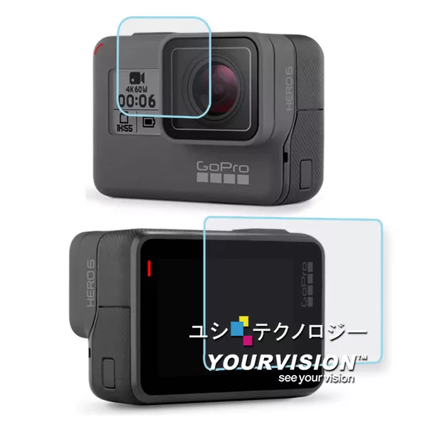 博客來 Gopro Hero6 相機鏡頭 觸控螢幕鋼化玻璃膜