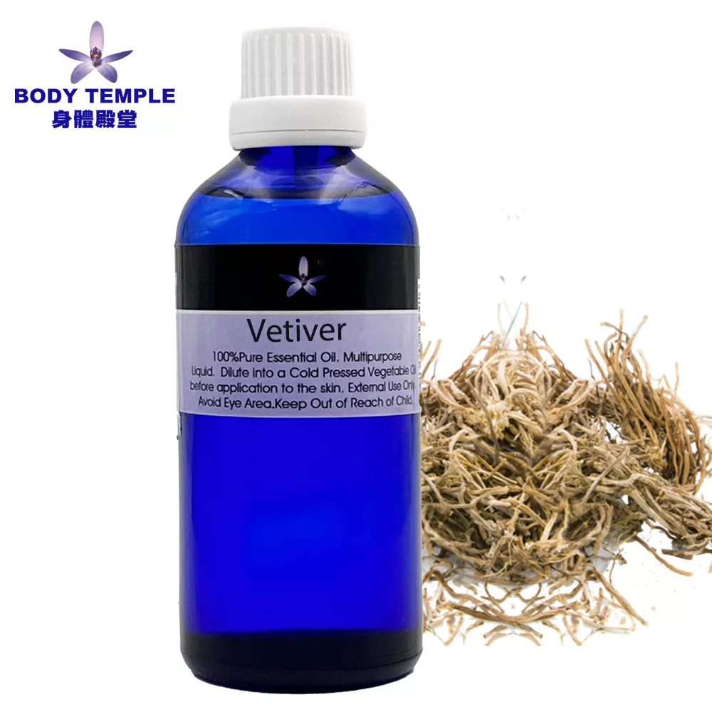 Body Temple 岩蘭草(Vetiver)芳療精油 100ml