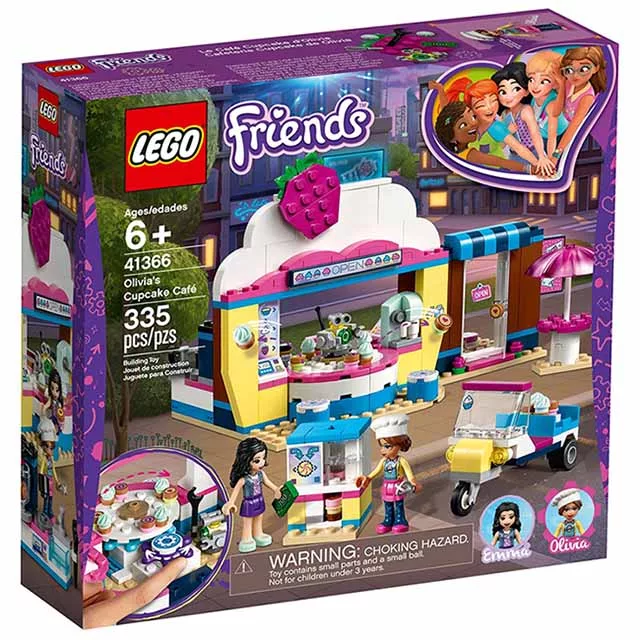 博客來 樂高lego Friends系列 Lt 奧麗薇亞的杯子蛋糕屋