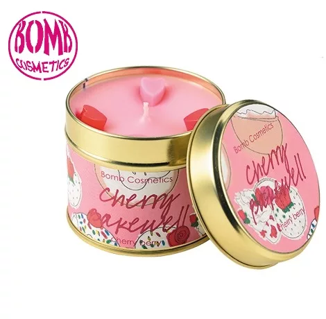 【Bomb Cosmetics】Cherry Bakewell 櫻桃貝克韋爾鐵罐香氛蠟燭