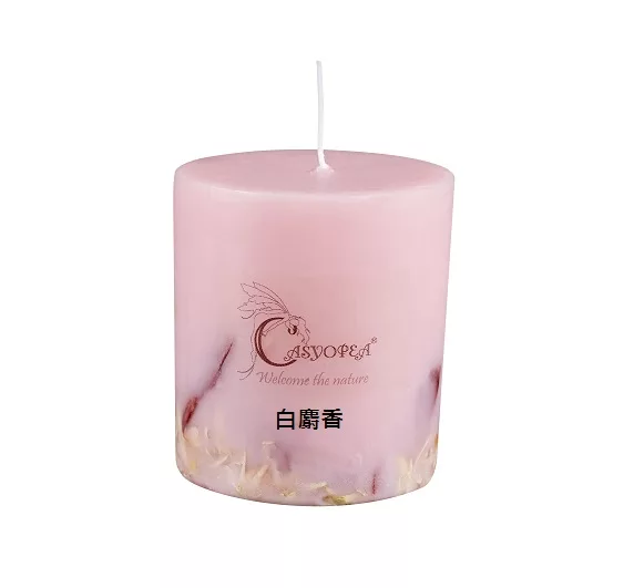 【Casyopea】 鮮花裝飾蠟燭 異國情調_白麝香