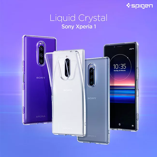 博客來 Sgp Spigen Xperia 1 Liquid Crystal 手機保護殼晶透