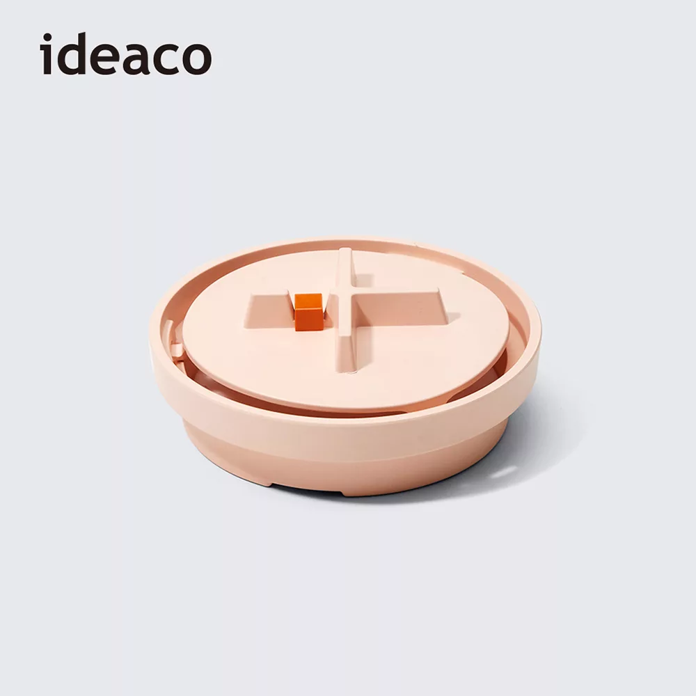【日本ideaco】圓形線香蚊香盒-櫻花粉