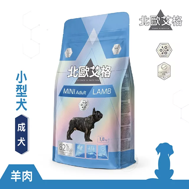 博客來 送贈品h北歐艾格小型成犬羊肉7kg 狗飼料小 中 大型犬雞肉 羊肉 鮭魚小型成犬羊肉7kg小型成犬羊肉7kg