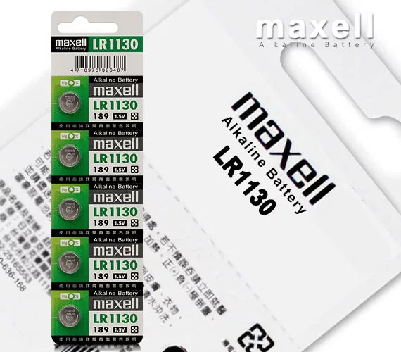 勝特力電子零件材料>LR1130 Alkaline鈕扣電池1.5V 2pcs/1卡Maxell