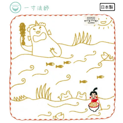 博客來 日本shinzi Katoh 加藤真治卡通造型手帕 一吋法師