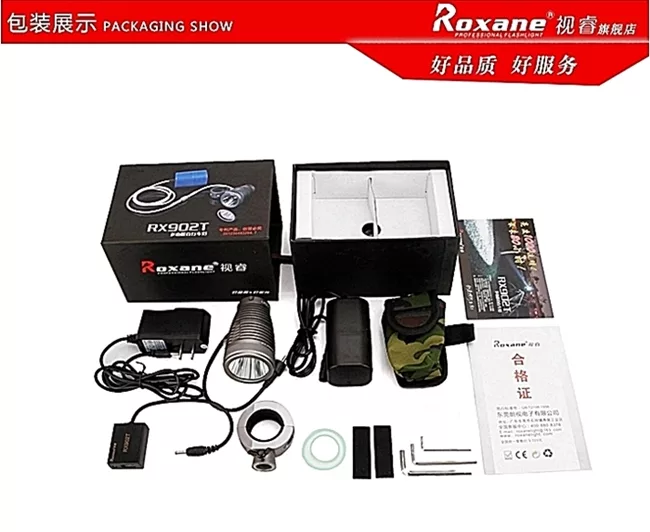 博客來 Roxane視睿美國cree Xm L T6 Led玩家級強光腳踏車燈rx902t