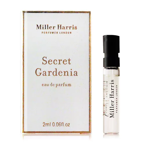 博客來 Miller Harris 恬謐花徑淡香精secret Gardenia 2ml Edp 香水隨身針管試香