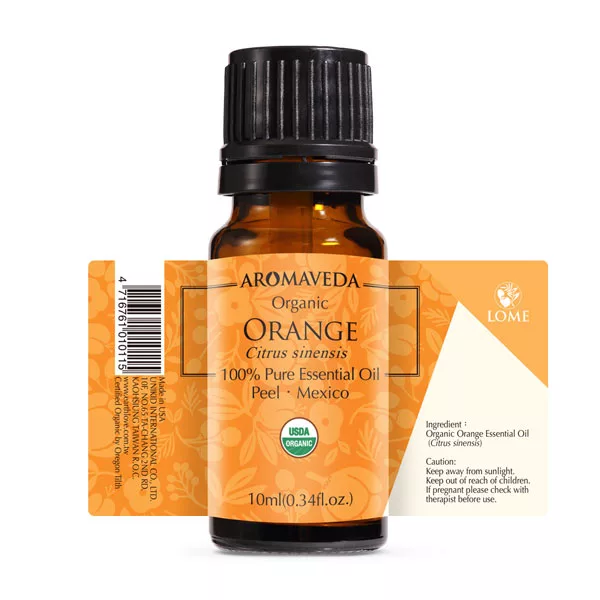 博客來 Aromaveda 有機甜橙精油10ml