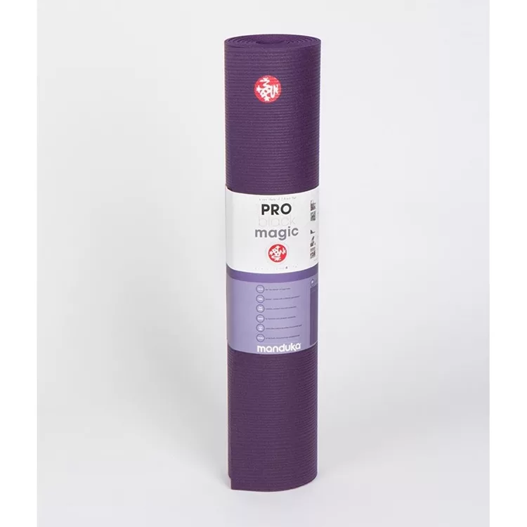 博客來-【Manduka】PRO Mat 瑜珈墊6mm - Black Magic (Purple)