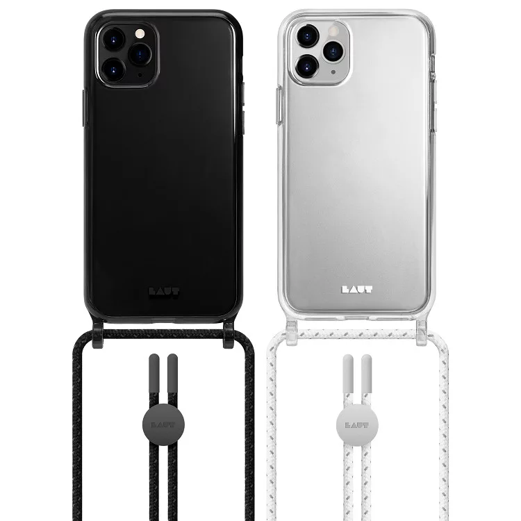 博客來 Laut Iphone 12 12 Pro Max Crystal X系列繩索背帶手機殼 透明