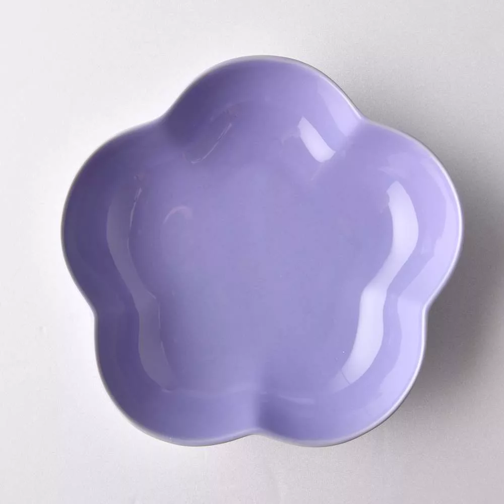 博客來 Le Creuset 花型盤16cm 薰衣草