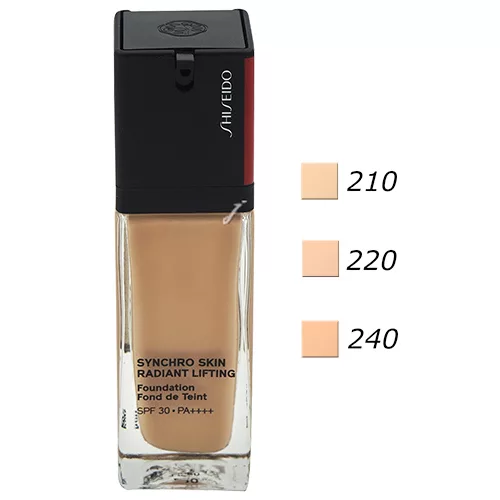 【專櫃正品】SHISEIDO資生堂 超進化光感緊緻粉底SPF30PA++++(30ml)#220