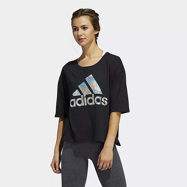 Adidas 女 UNIV TEE 2 W 短袖上衣 FM1656 XL 黑