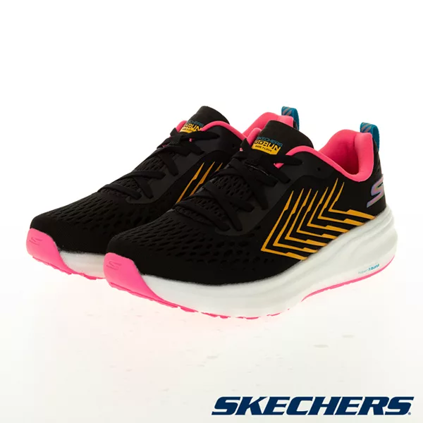 Skechers 女 慢跑系列 GORUN RIDE 8 FLOW 慢跑鞋 130018BKMT US7.5 黑