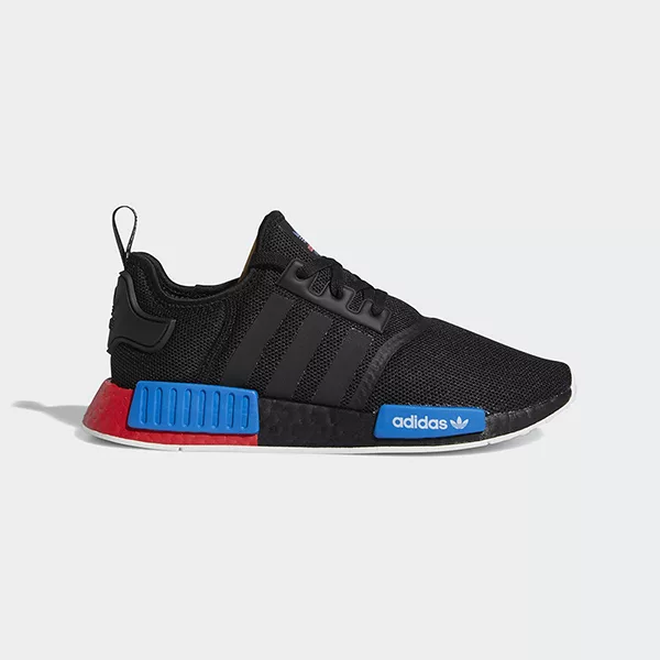 ADIDAS NMD_R1 男 休閒鞋 黑藍 FX4355 UK9 黑藍紅