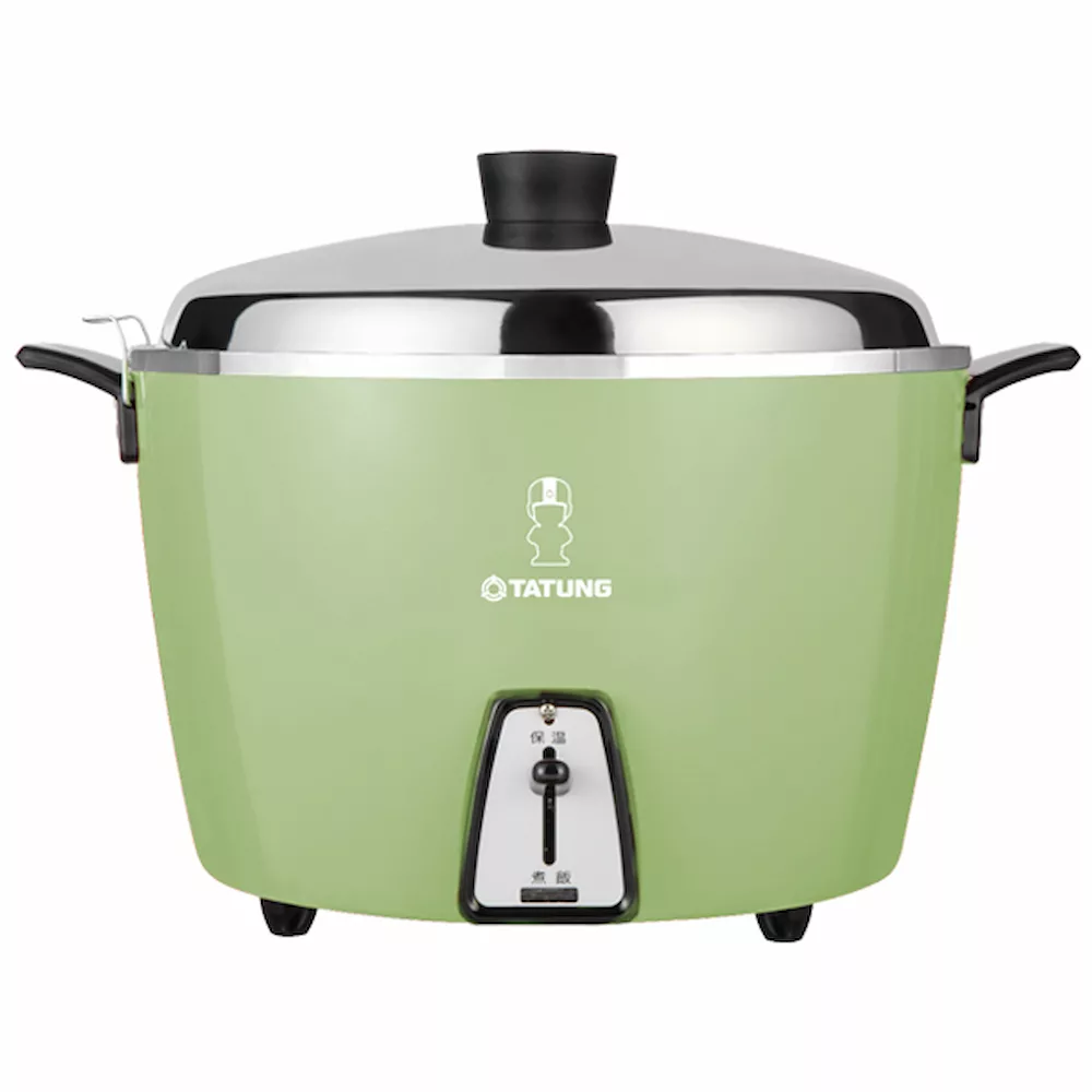 【TATUNG 大同】15人份不鏽鋼內鍋電鍋翠綠色 TAC-15L-DGU