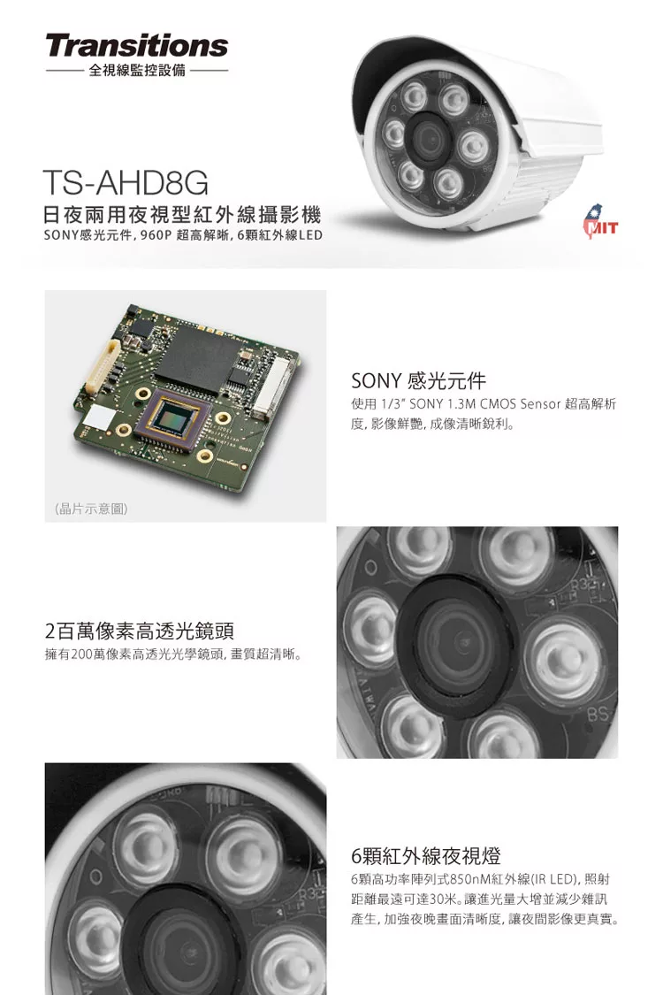 全視線 TS-AHD8G - 詳情3