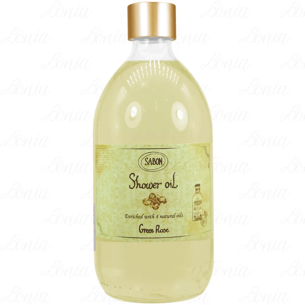 SABON 綠玫瑰沐浴油(500ml)(公司貨)