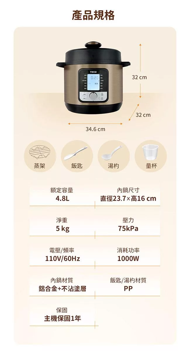 TECO東元 YC1201CB - 詳情20
