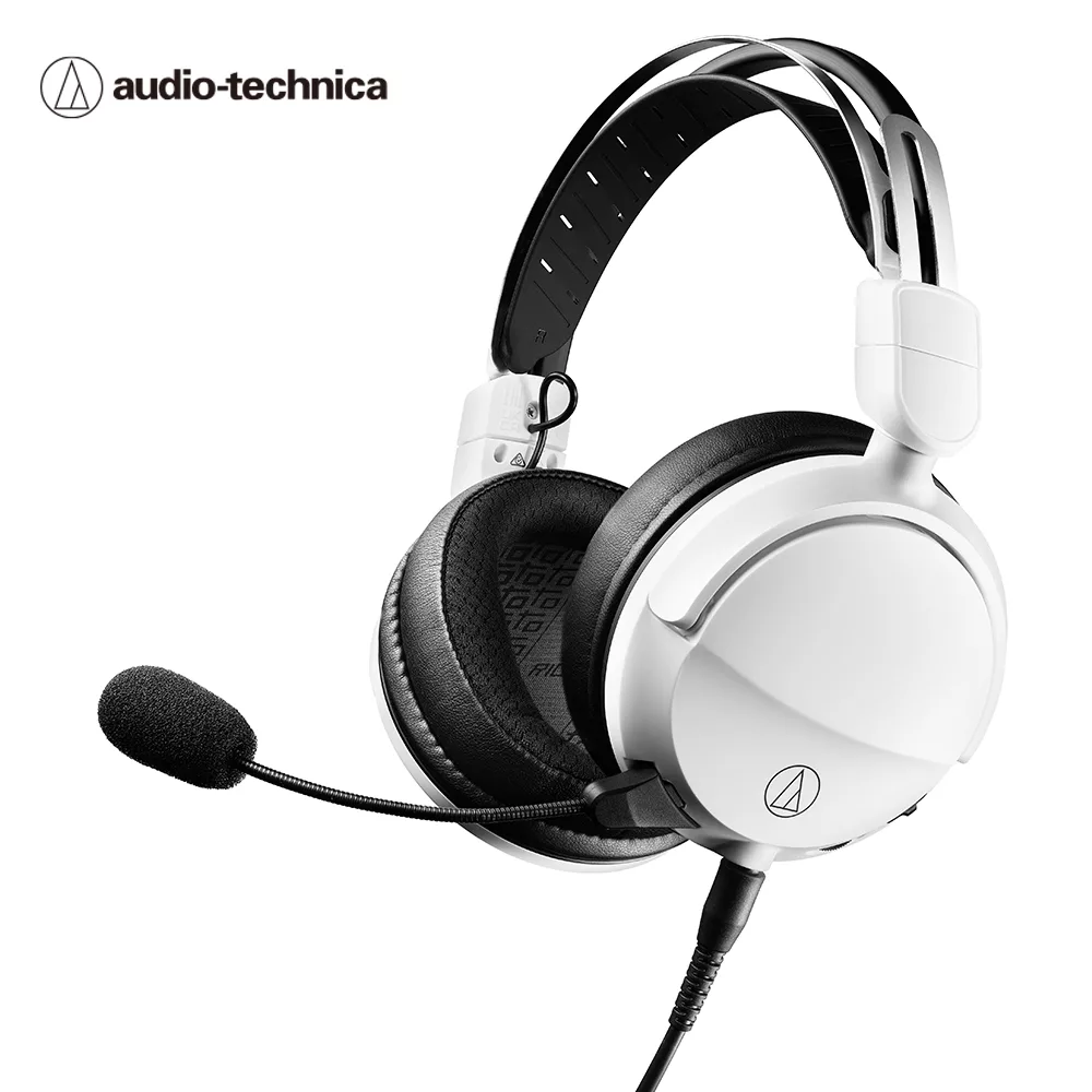 鐵三角 ATH-GL3 遊戲專用耳機麥克風組 白色