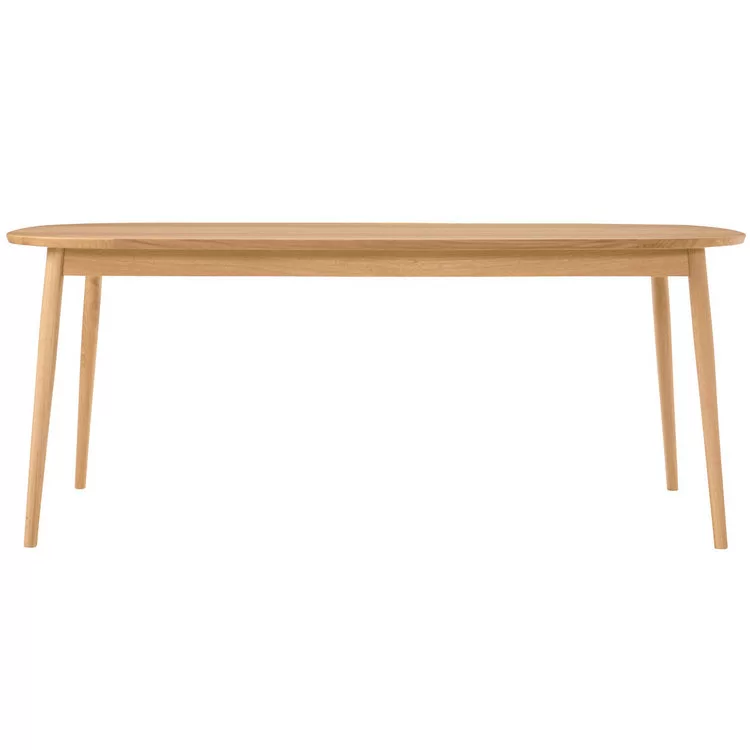 【MUJI 無印良品】橡木桌/圓腳/寬180cm