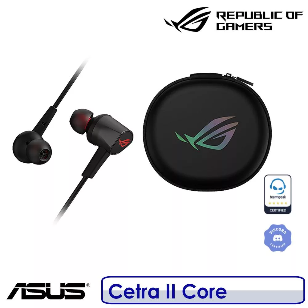 ASUS 華碩 ROG Cetra II Core 入耳式電競耳機 3.5mm