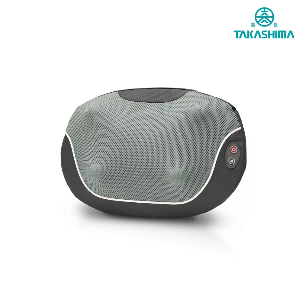 TAKASHIMA高島 頂級按摩枕 M-6521  闇黑格紋