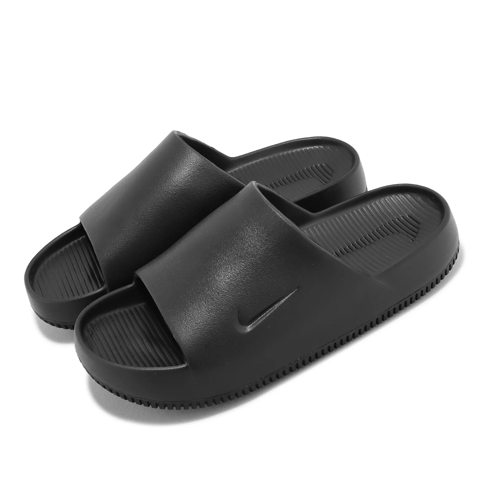 Nike 拖鞋 Calm Slide 男鞋 黑 全黑 運動拖鞋 一片拖 麵包拖 FD4116-001