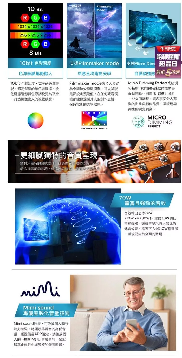 PHILIPS飛利浦 55OLED707 - 詳情6