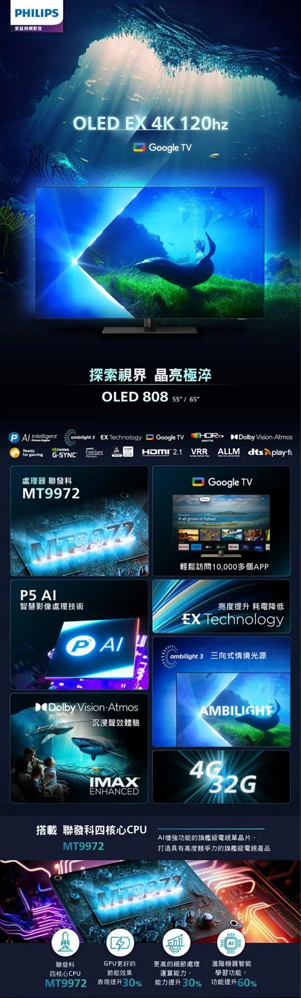 PHILIPS飛利浦 55OLED808 - 詳情4