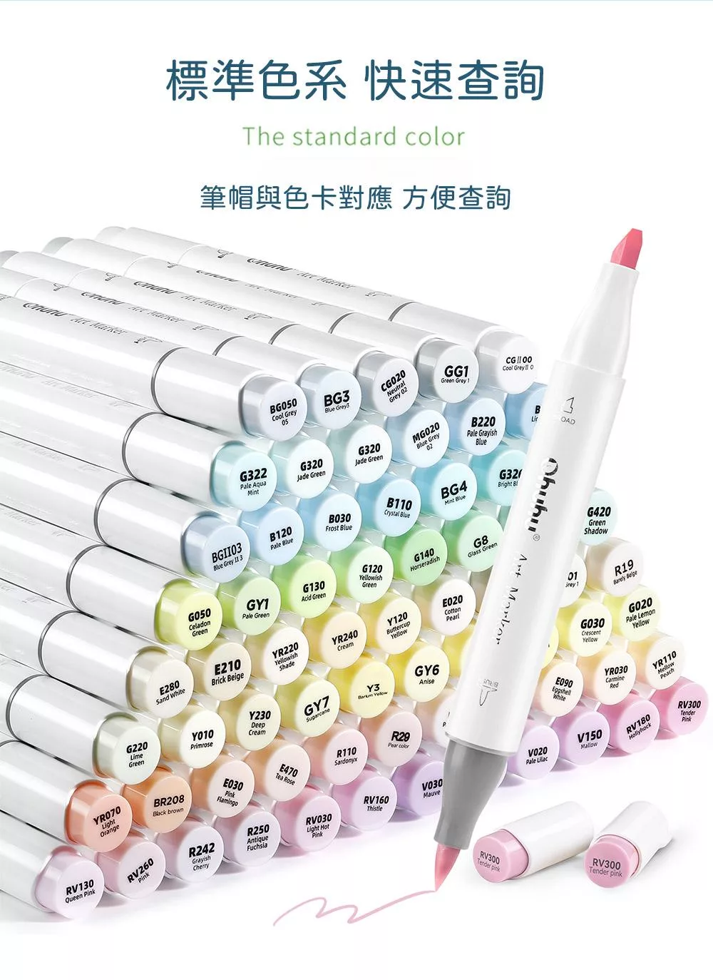 Ohuhu Dual Tips Pastel Alcohol Marerks are Available Now!