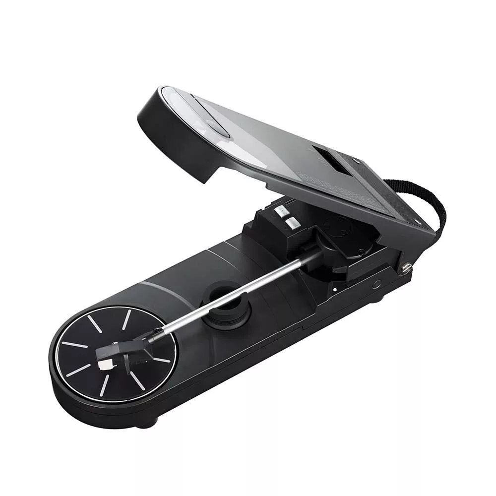 鐵三角 AT-SB727 Sound Burger無線可攜式黑膠唱盤機 黑色