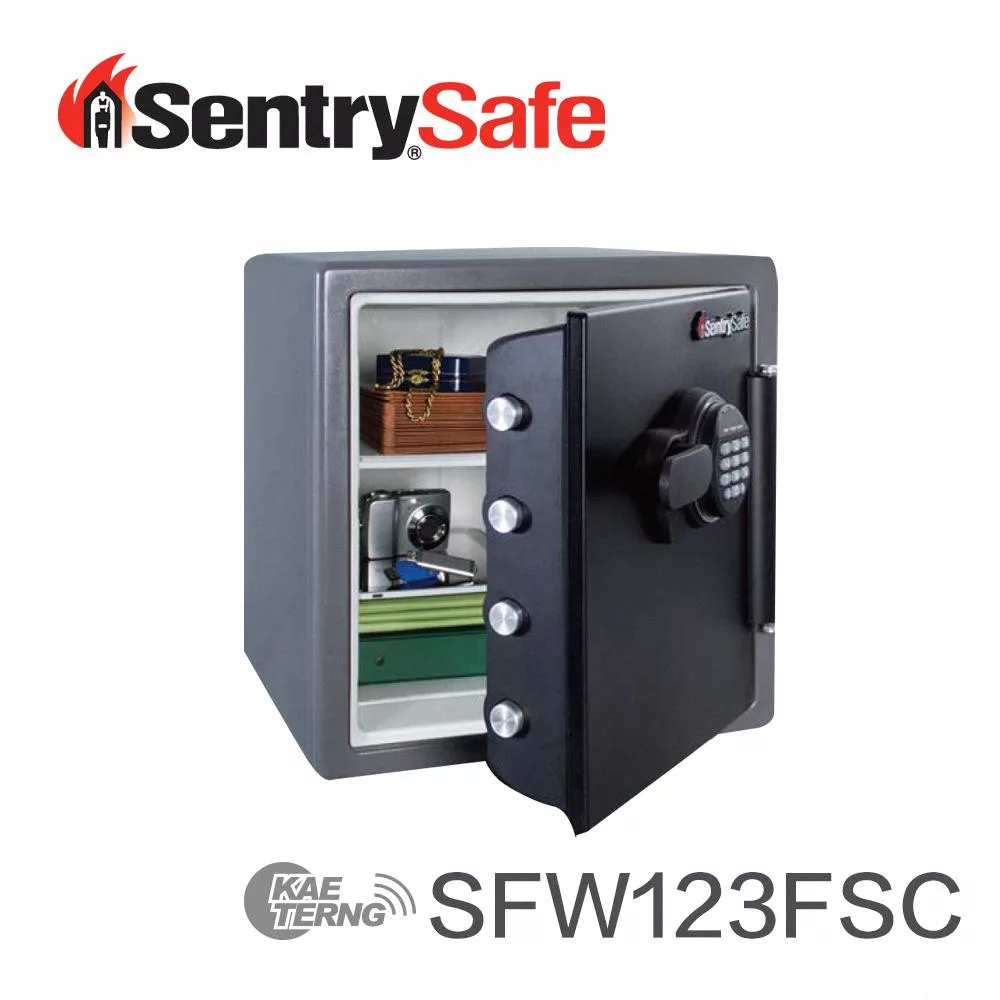 SentrySafe 電子密碼鎖防水防火金庫 SFW123FSC