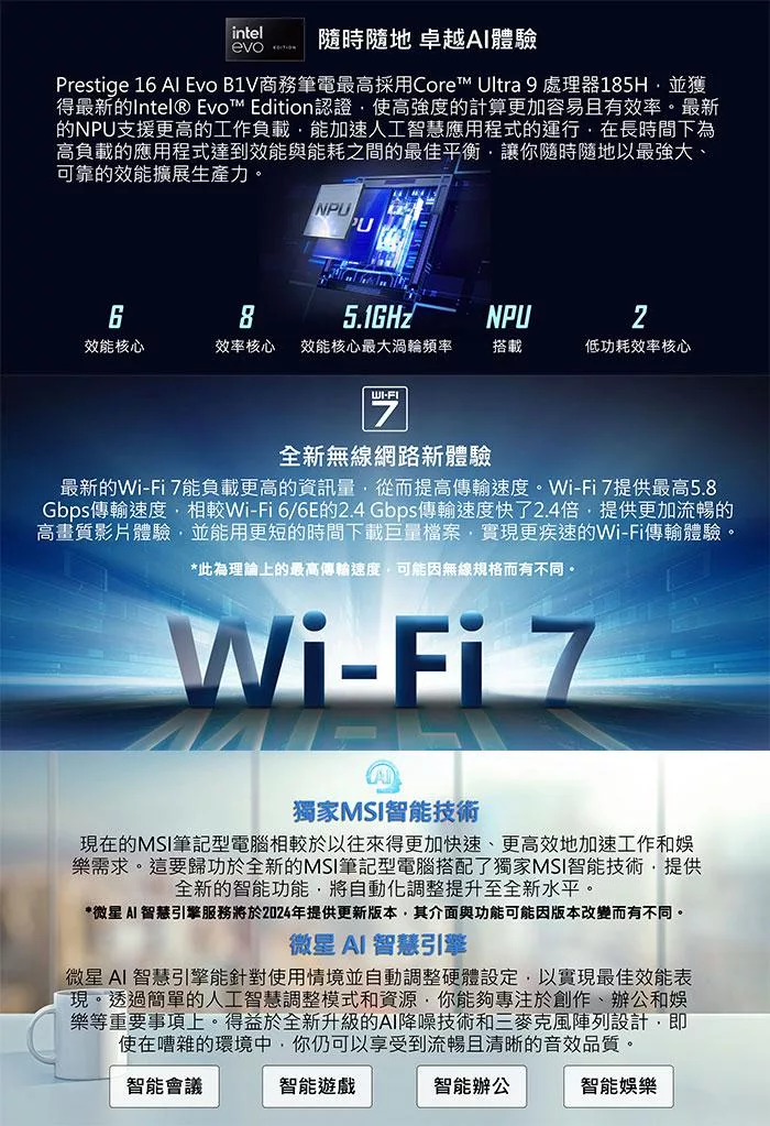 MSI微星 Prestige B1VGG-053TW - 詳情7