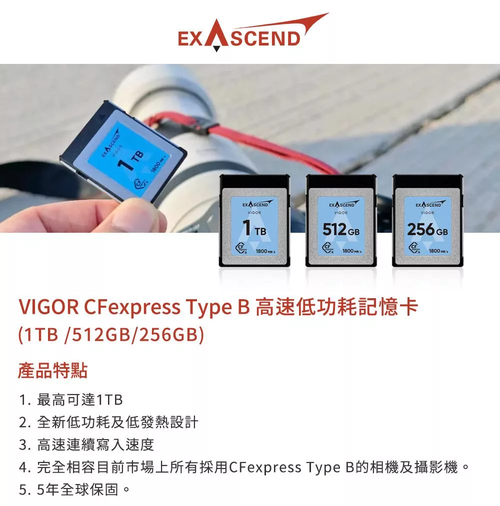 Exascend憶昇 CFexpress Type B - 詳情3
