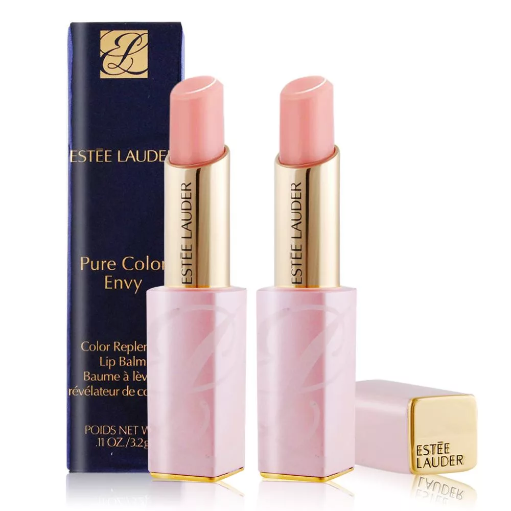 ESTEE LAUDER 雅詩蘭黛 粉嫩慾望潤色護唇膏(3.2g)X2-百貨公司貨