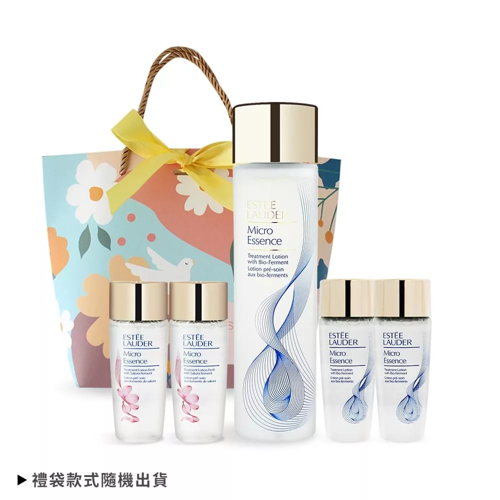 ESTEE LAUDER 雅詩蘭黛 原生露美肌透亮禮袋組[200ml+30mlX4]-公司貨