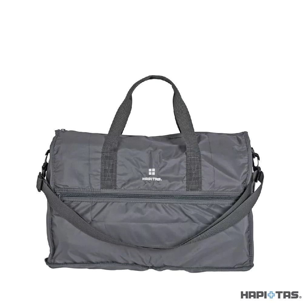 【HAPI+TAS】日本原廠授權 摺疊旅行袋 (小)- 莫蘭迪灰