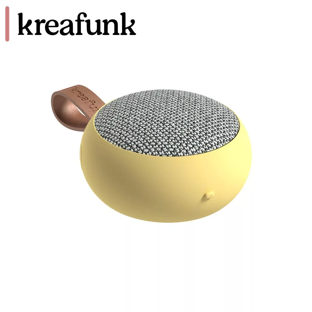Kreafunk aGO 2 Fabric 藍牙喇叭 - 鵝黃