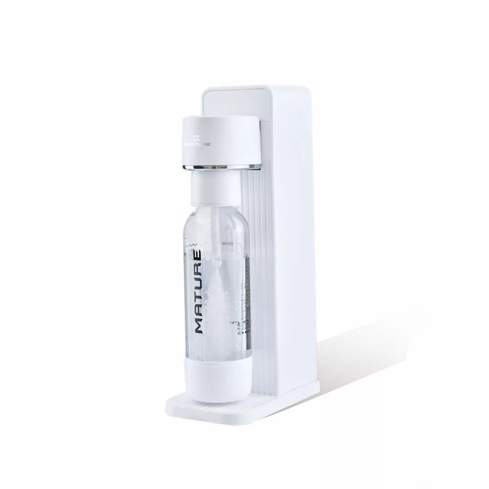 MATURE美萃 GURU450領袖系列氣泡水機二支氣瓶組-(兩色可選) -亞瑟白