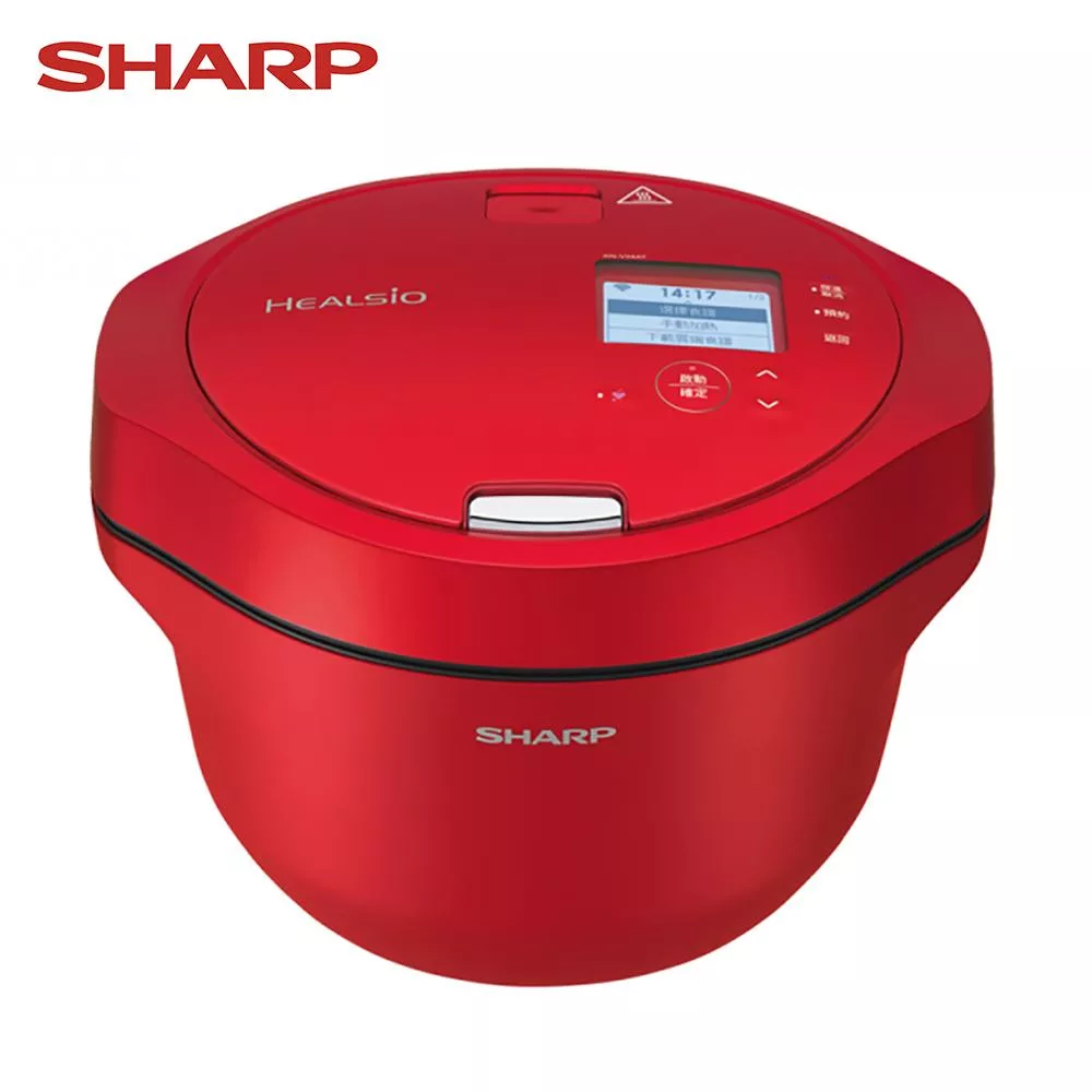 SHARP夏普 2.4L智慧攪拌零水鍋KN-V24AT-R
