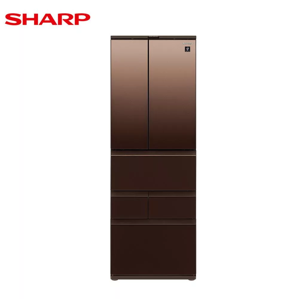SHARP夏普504公升SJ-GK51AT六門對開AIoT智慧變頻冰箱 璀璨棕