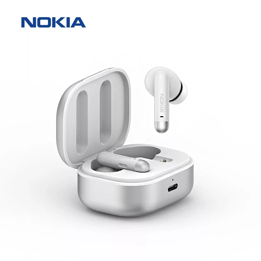 【Nokia 諾基亞】ANC降噪 真無線藍牙耳機 三色可選 (E3511) 銀河白