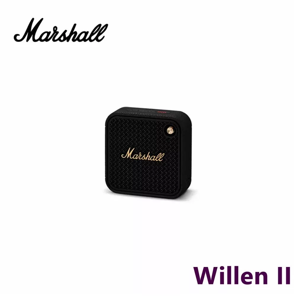 Marshall Willen II 攜帶式藍牙喇叭 均衡低音 多功能掛帶 2色 公司貨保固2年 古銅黑