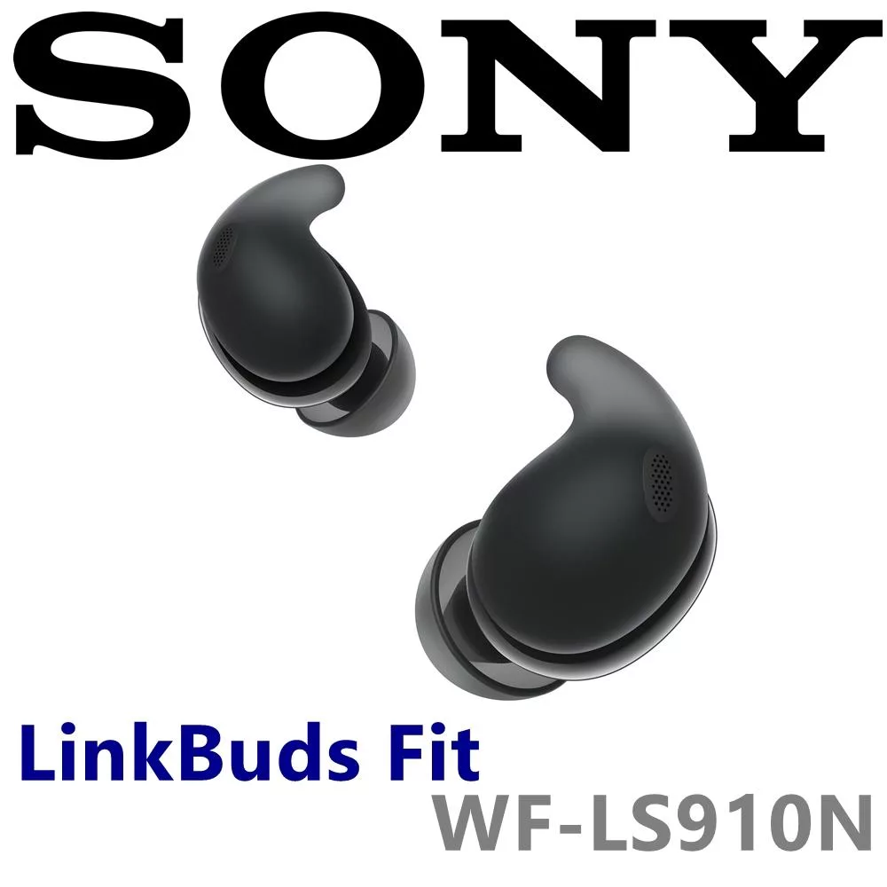 SONY LinkBuds Fit WF-LS910N 降噪小巧舒適好音質 入耳式真無線藍芽耳機 3色 保固 12+6個月 黑色