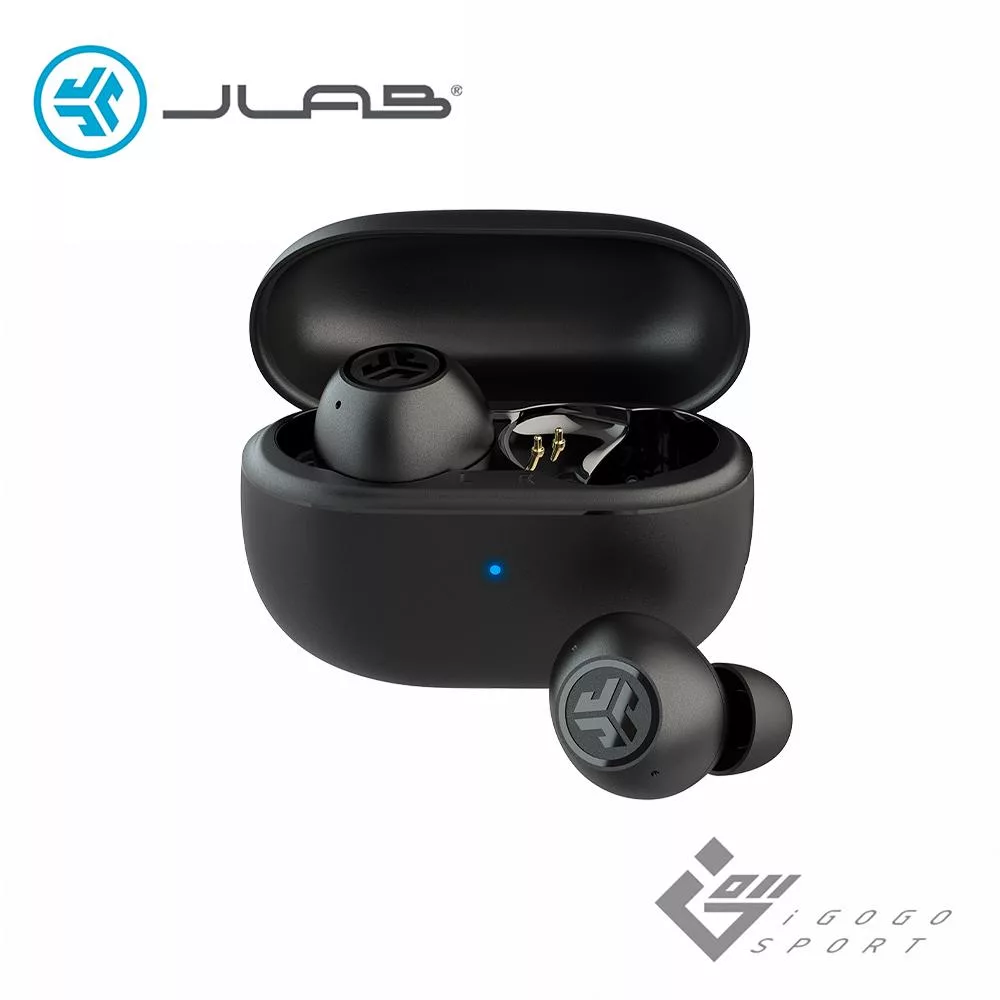 JLab GO POP ANC 真無線藍牙耳機 午夜黑