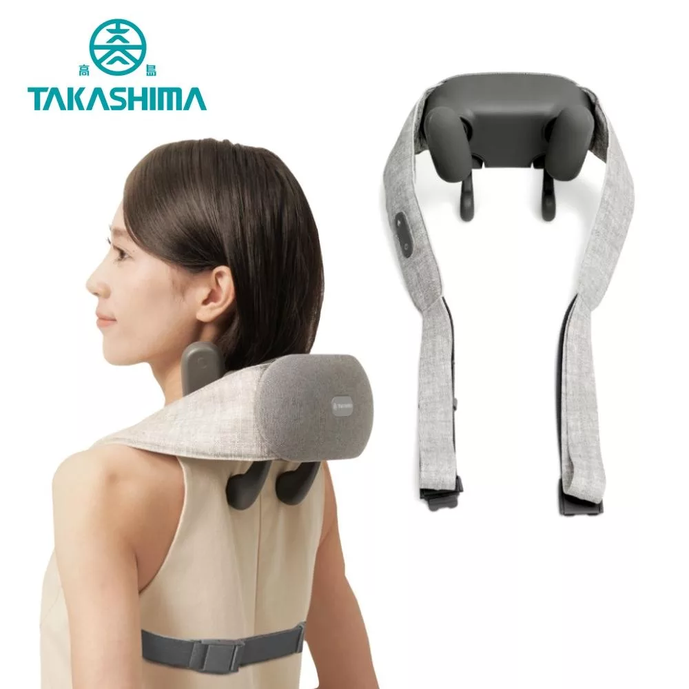 TAKASHIMA 高島 頸舒系 頂級披肩 M-6183 雅痞杏灰