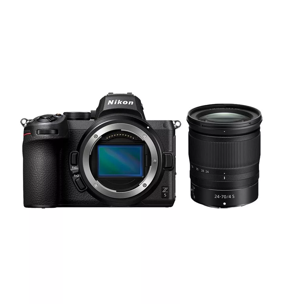 【Nikon 尼康】Z5+Z24-70mmf4s變焦鏡組*(平行輸入)~送大吹球+細纖維拭鏡布+極細毛刷+數位清潔液組 無 黑色